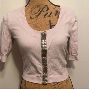 GAP Light Pink Knit Sweater size M